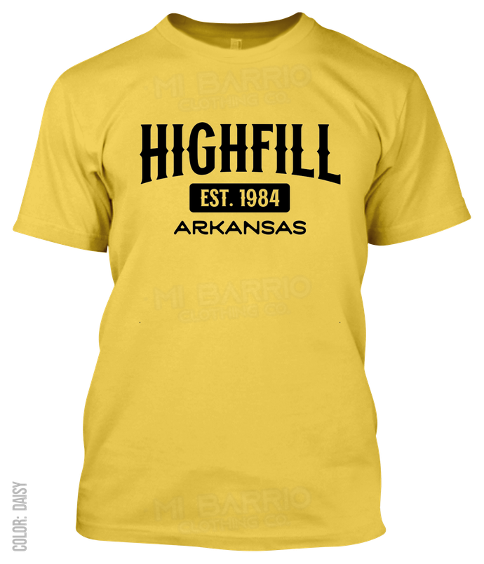 Highfill, Arkansas Athletic T-Shirt