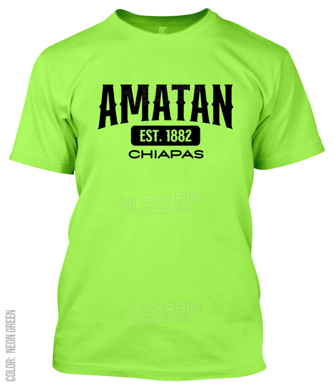 Amatan, Chiapas Athletic T-Shirt