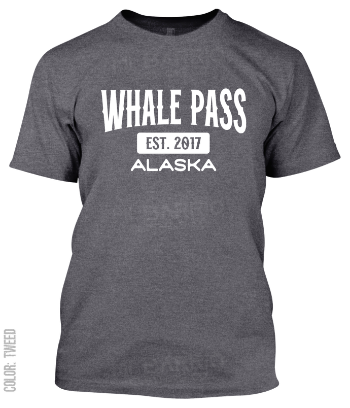 Whale Pass, Alaska Athletic T-Shirt