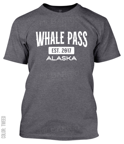Whale Pass, Alaska Athletic T-Shirt