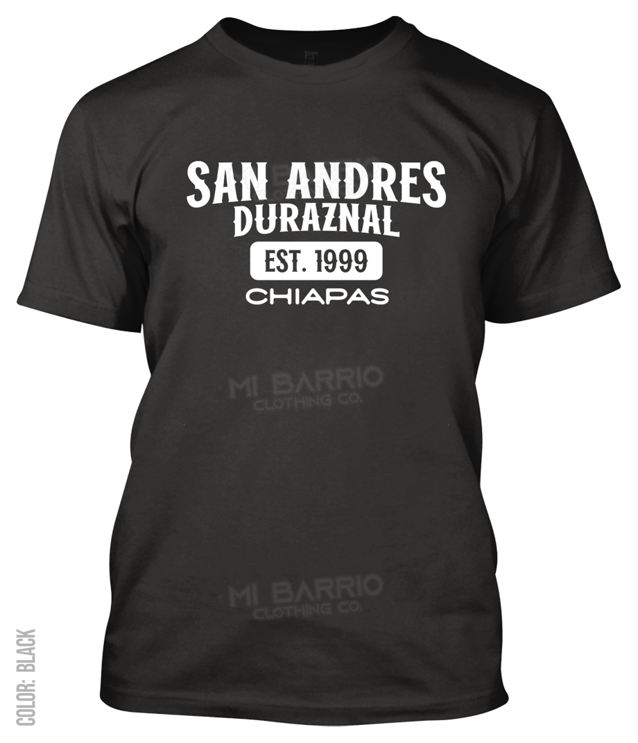 San Andres Duraznal, Chiapas Athletic T-Shirt