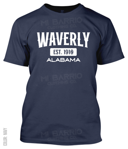 Waverly, Alabama Athletic T-Shirt