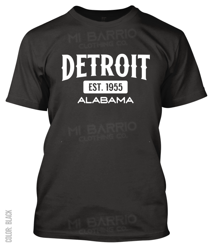 Detroit, Alabama Athletic T-Shirt