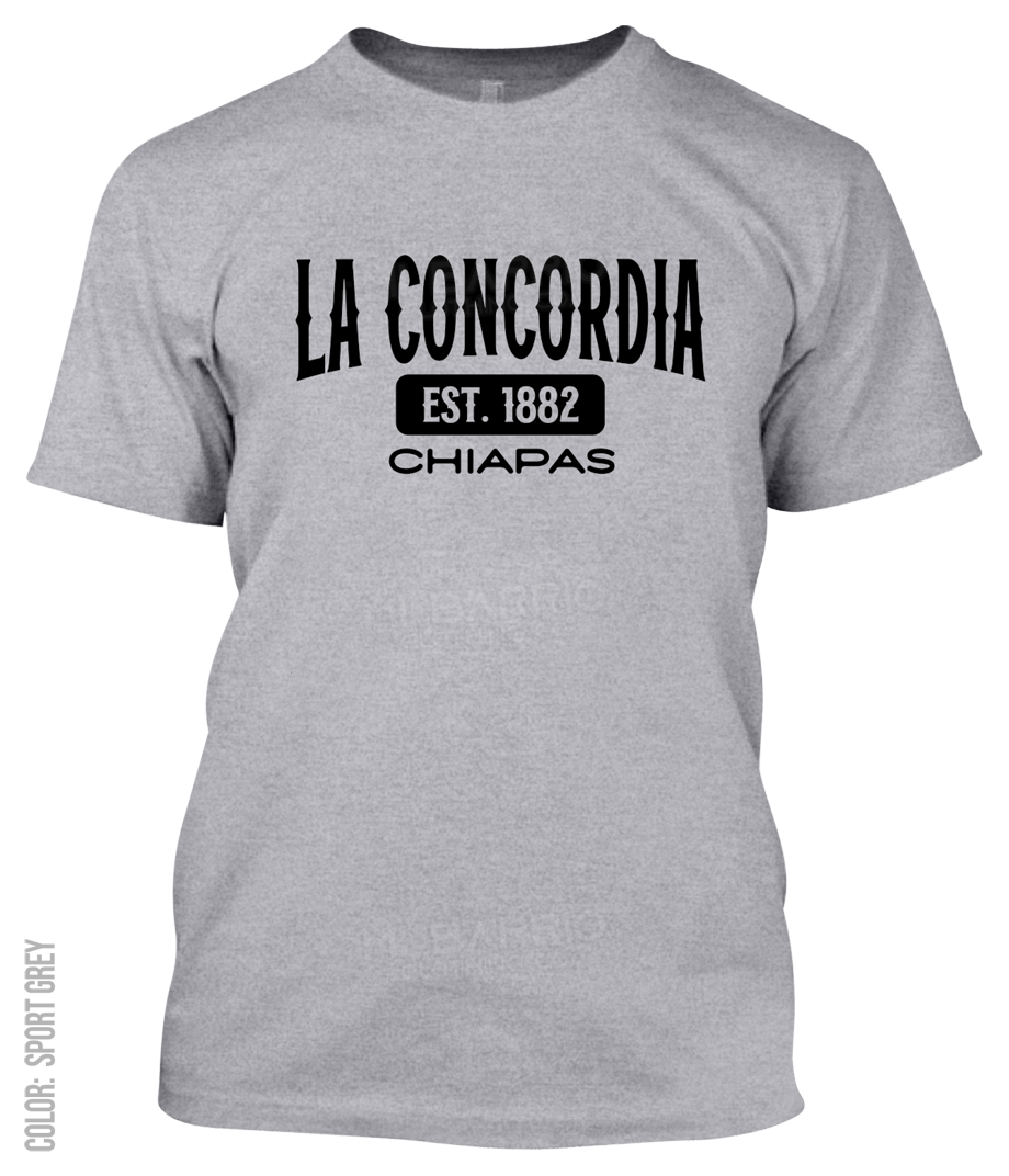 La Concordia, Chiapas Athletic T-Shirt