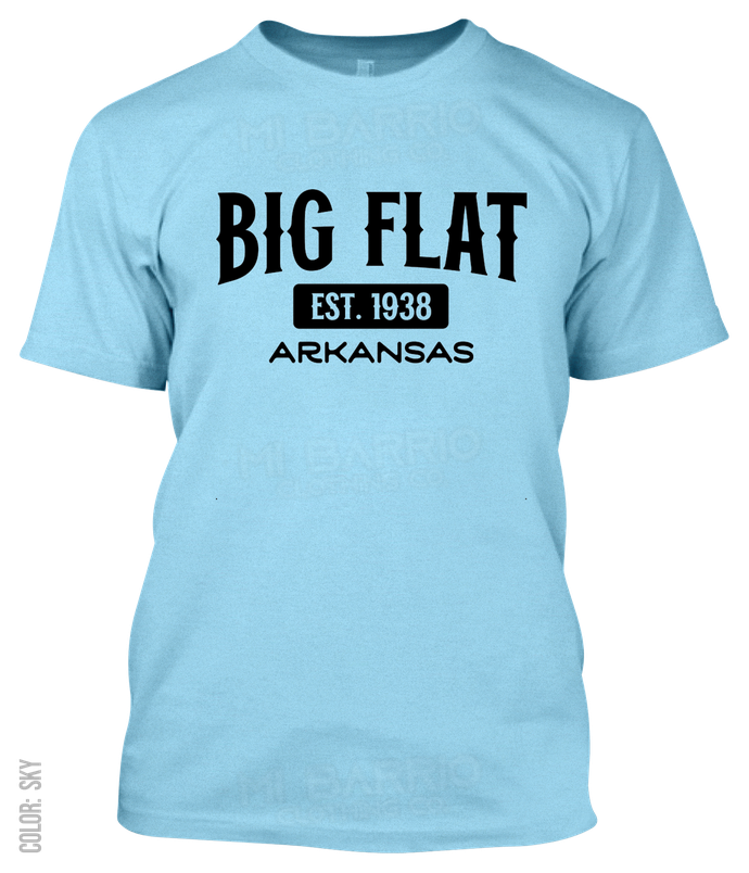 Big Flat, Arkansas Athletic T-Shirt
