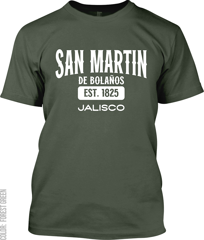 San Martin De Bolaños, Jalisco Athletic T-Shirt