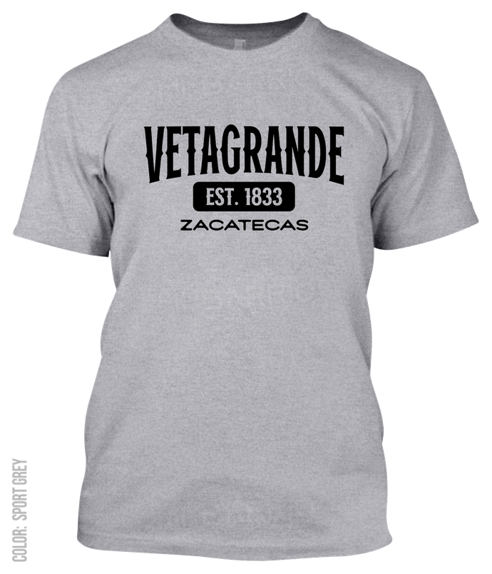 Vetagrande, Zacatecas Athletic T-Shirt