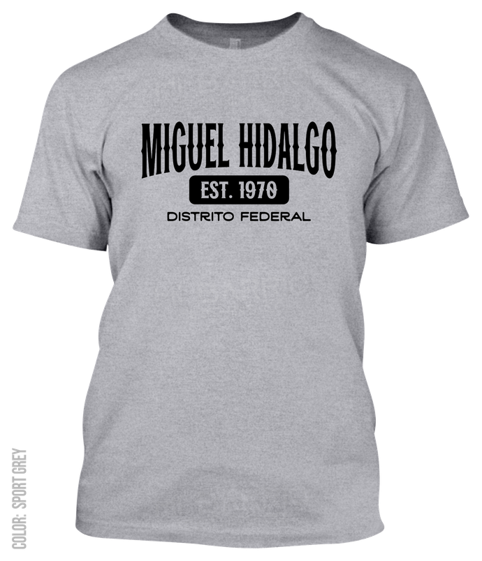 Miguel Hidalgo, Ciudad De Mexico Athletic T-Shirt