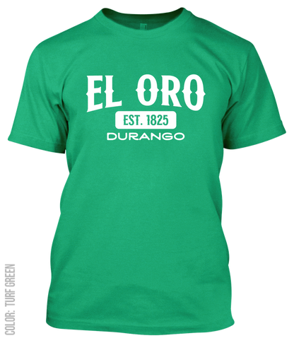 El Oro, Durango Athletic T-Shirt