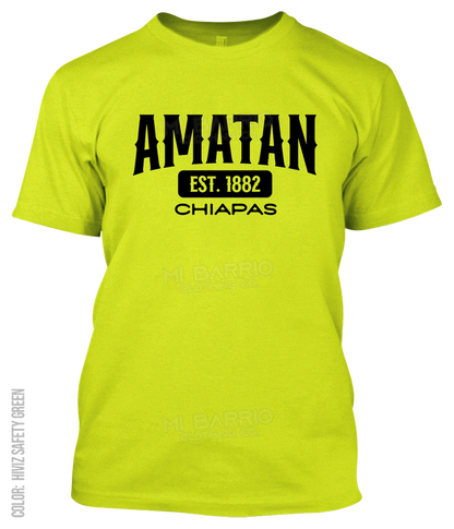 Amatan, Chiapas Athletic T-Shirt