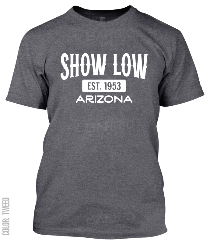 Show Low, Arizona Athletic T-Shirt