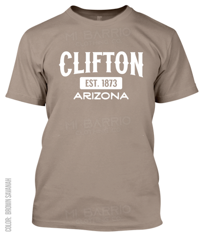 Clifton, Arizona Athletic T-Shirt