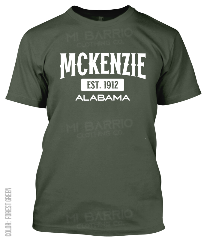 Mckenzie, Alabama Athletic T-Shirt