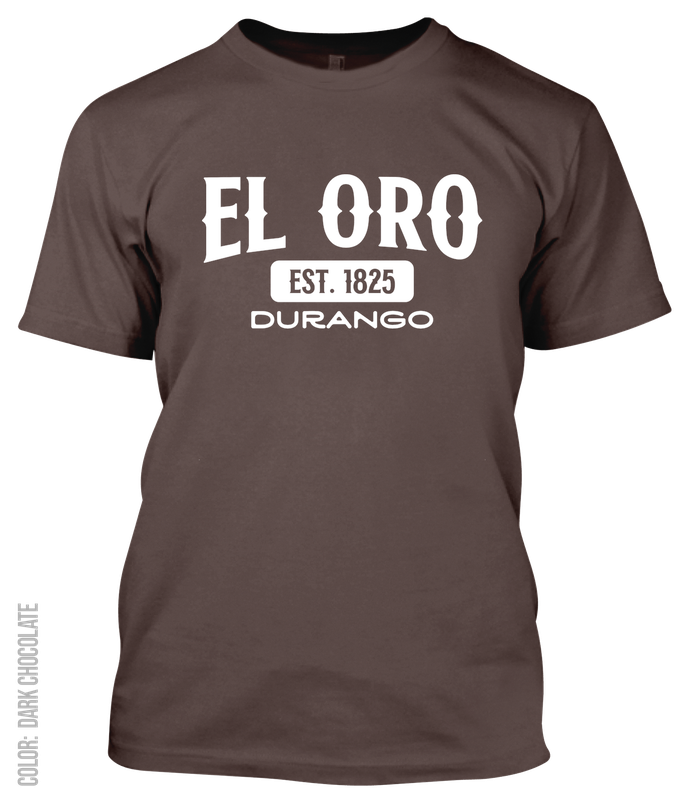 El Oro, Durango Athletic T-Shirt
