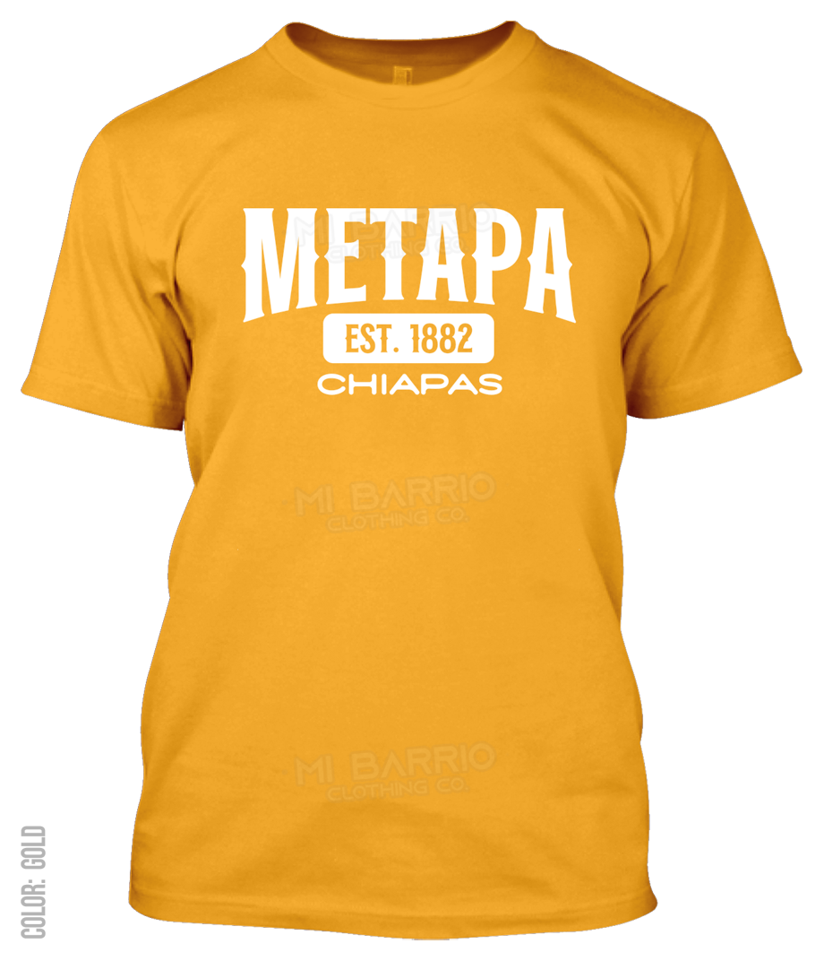 Metapa, Chiapas Athletic T-Shirt
