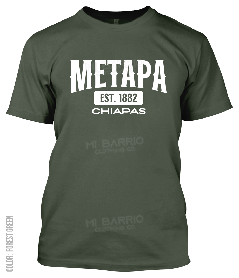 Metapa, Chiapas Athletic T-Shirt