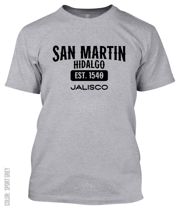 San Martin Hidalgo, Jalisco Athletic T-Shirt
