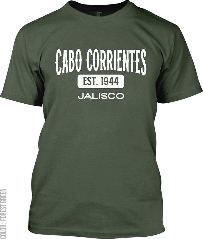 Cabo Corrientes, Jalisco Athletic T-Shirt