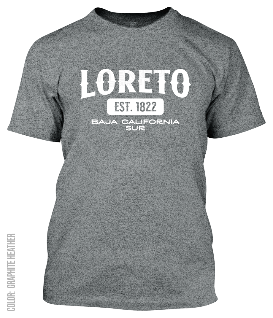 Loreto, Baja California Sur Athletic T-Shirt