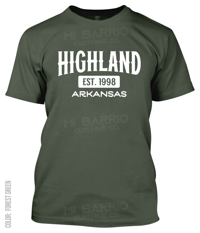 Highland, Arkansas Athletic T-Shirt