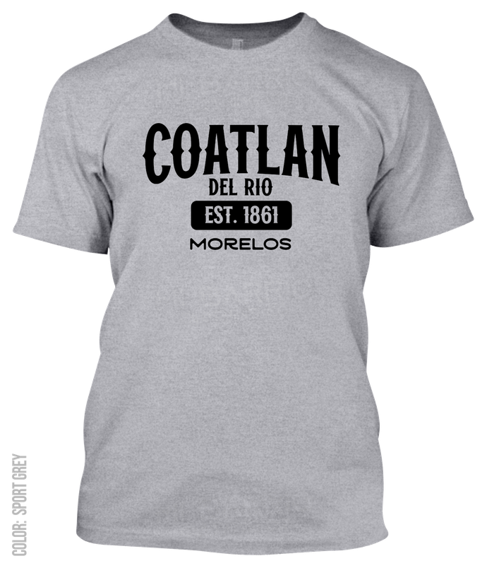 Coatlan Del Rio, Morelos Athletic T-Shirt