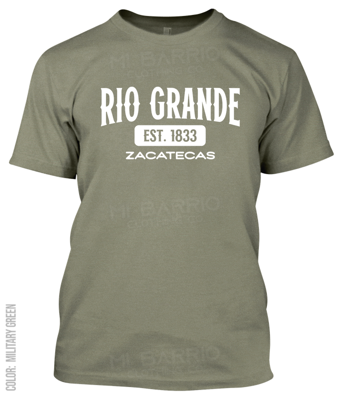 Rio Grande, Zacatecas Athletic T-Shirt