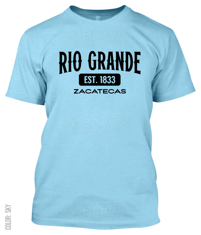 Rio Grande, Zacatecas Athletic T-Shirt
