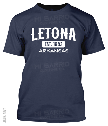 Letona, Arkansas Athletic T-Shirt