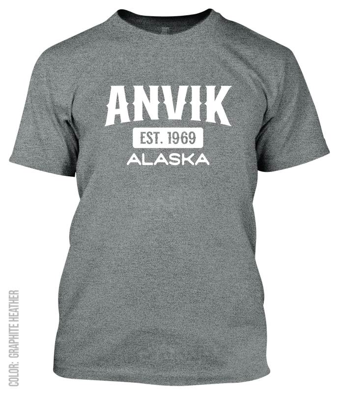 Anvik, Alaska Athletic T-Shirt