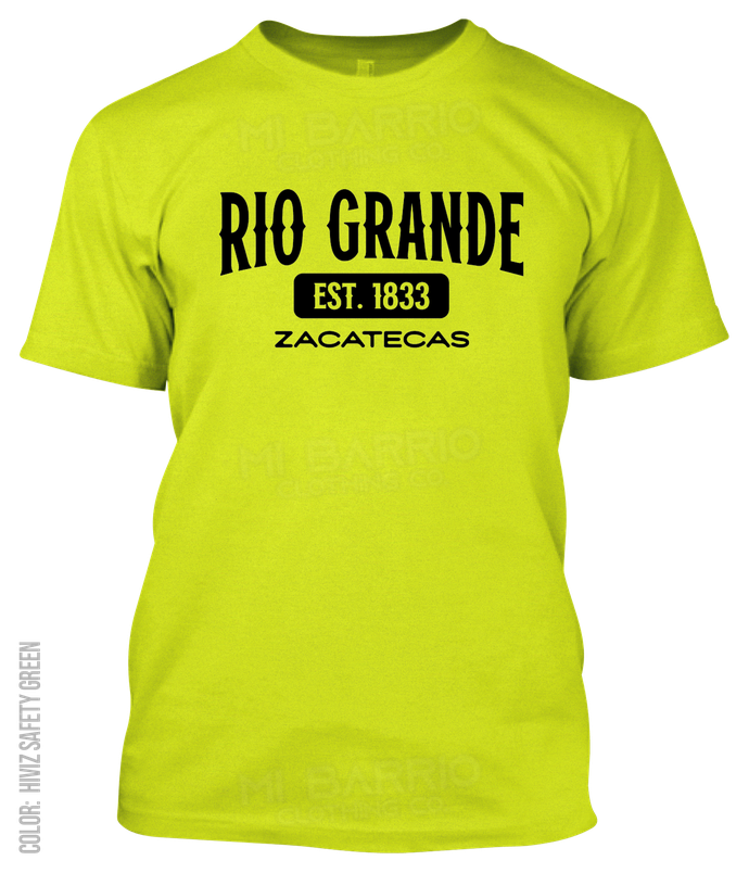 Rio Grande, Zacatecas Athletic T-Shirt