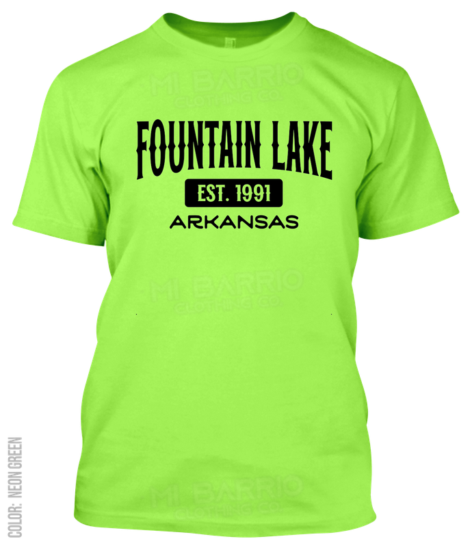 Fountain Lake, Arkansas Athletic T-Shirt