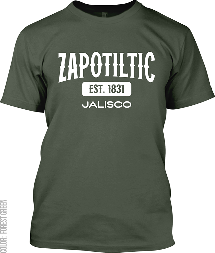 Zapotiltic, Jalisco Athletic T-Shirt