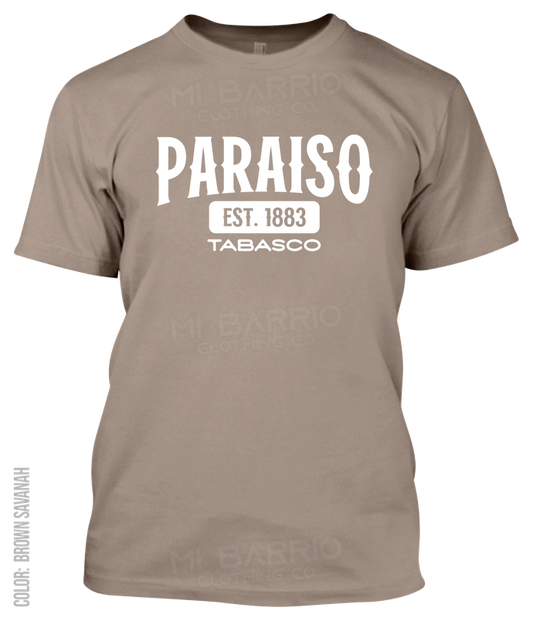 Paraiso, Tabasco Athletic T-Shirt
