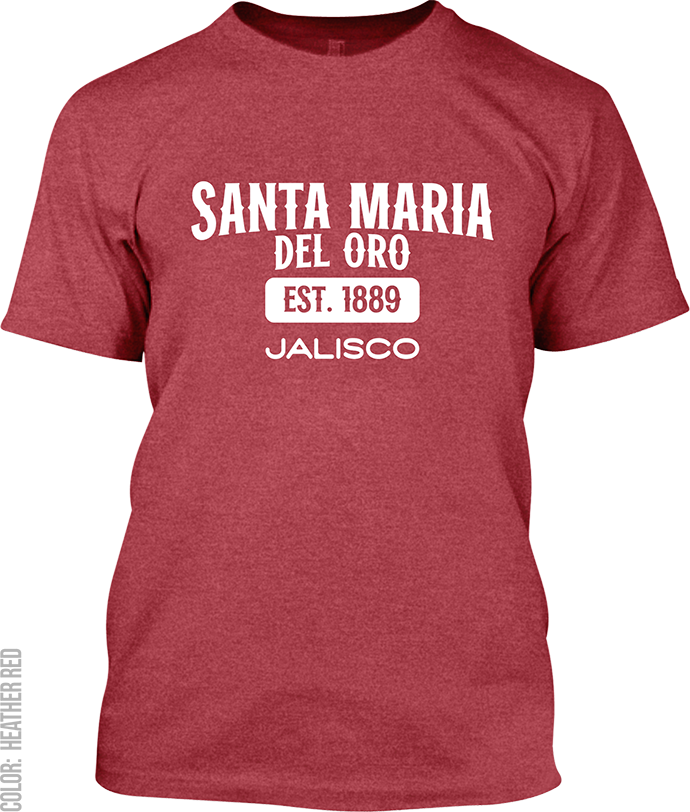 Santa Maria Del Oro, Jalisco Athletic T-Shirt