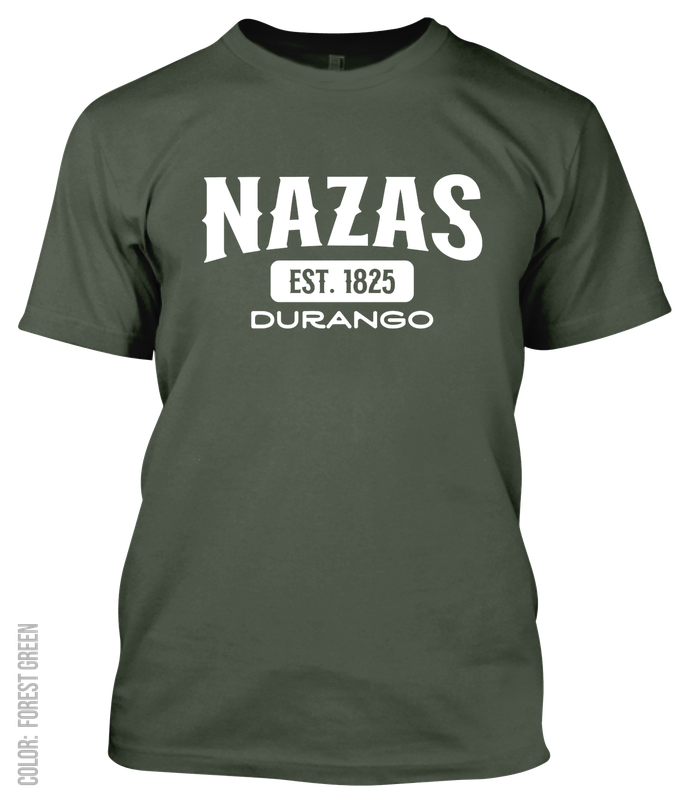 Nazas, Durango Athletic T-Shirt