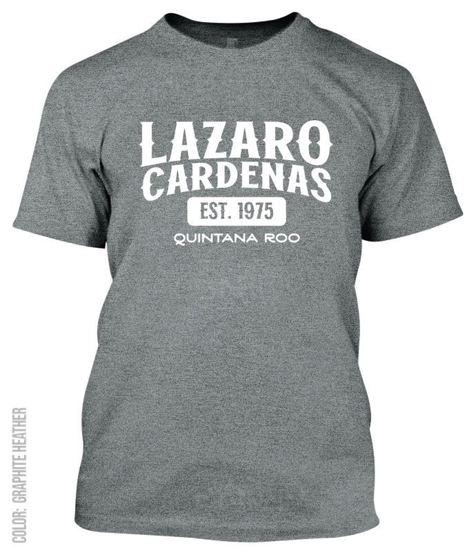 Lazaro Cardenas, Quintana Roo Athletic T-Shirt