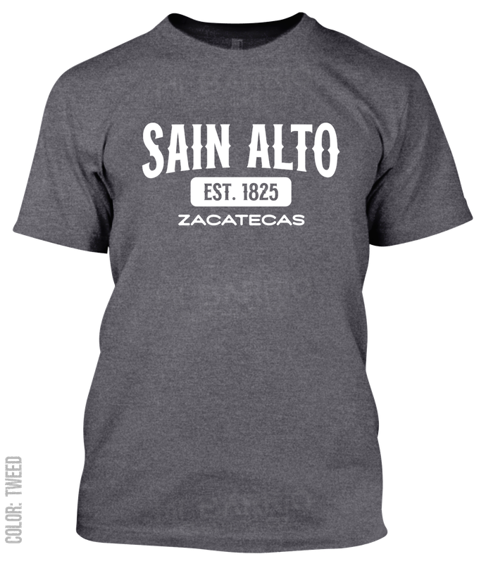 Sain Alto, Zacatecas Athletic T-Shirt