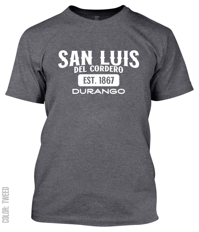 San Luis Del Cordero, Durango Athletic T-Shirt