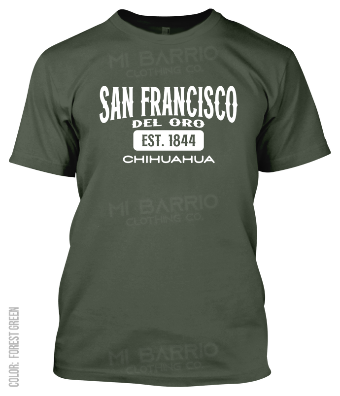 San Francisco Del Oro, Chihuahua Athletic T-Shirt