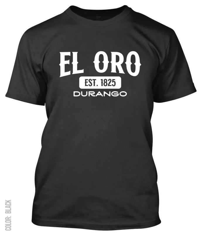 El Oro, Durango Athletic T-Shirt