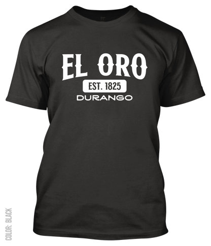 El Oro, Durango Athletic T-Shirt