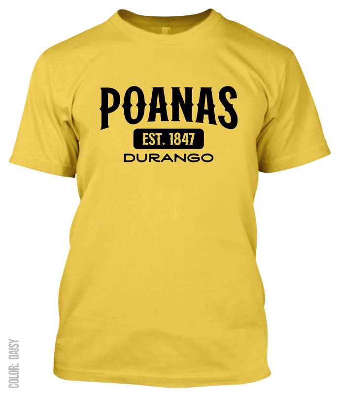 Poanas, Durango Athletic T-Shirt