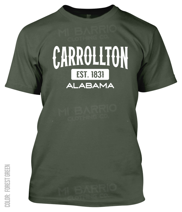 Carrollton, Alabama Athletic T-Shirt