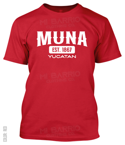 Muna, Yucatan Athletic T-Shirt
