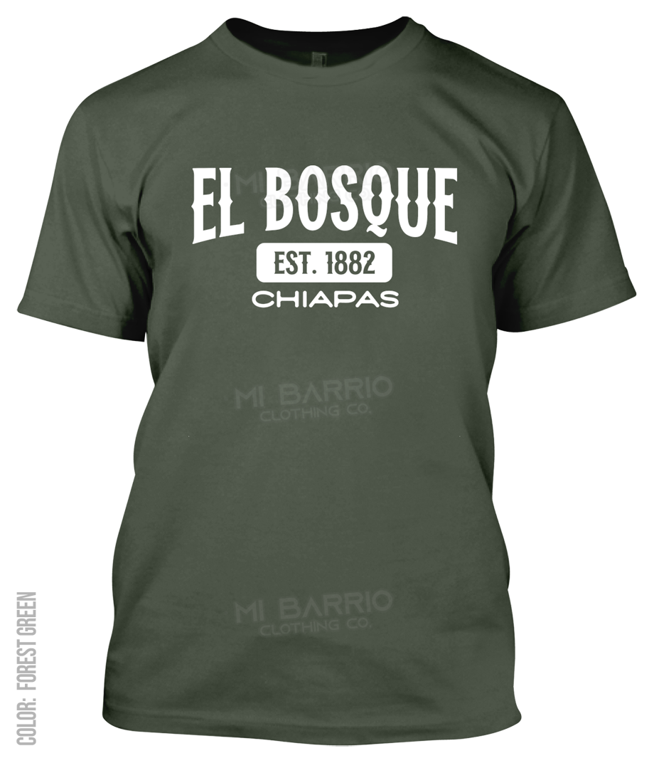 El Bosque, Chiapas Athletic T-Shirt