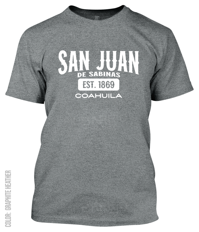 San Juan De Sabinas, Coahuila Athletic T-Shirt