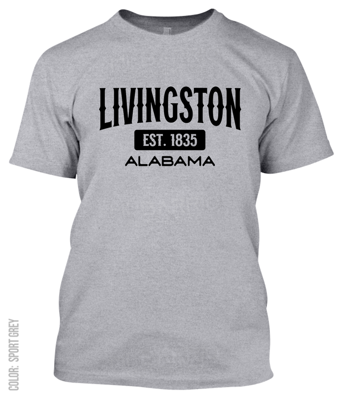 Livingston, Alabama Athletic T-Shirt