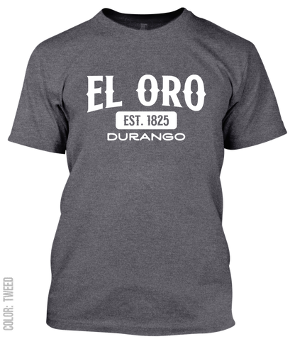 El Oro, Durango Athletic T-Shirt