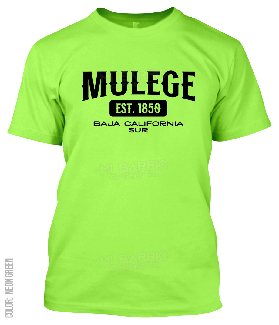 Mulege, Baja California Sur Athletic T-Shirt