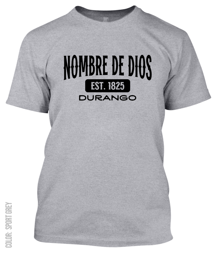 Nombre De Dios, Durango Athletic T-Shirt